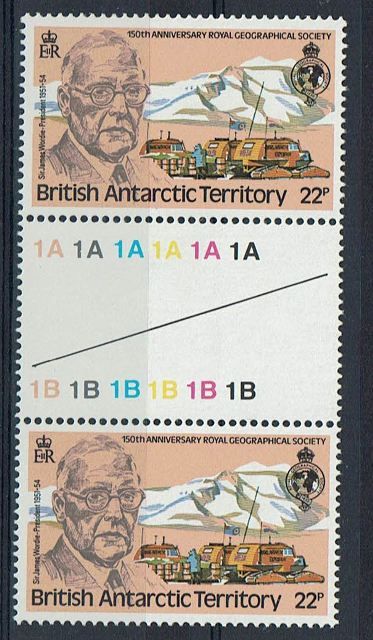 Image of British Antarctic Territory SG 97w UMM British Commonwealth Stamp